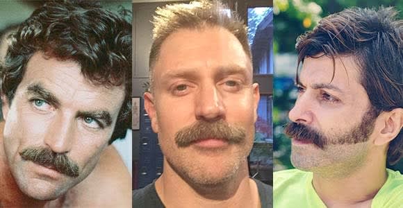 Chevron Mustache Style